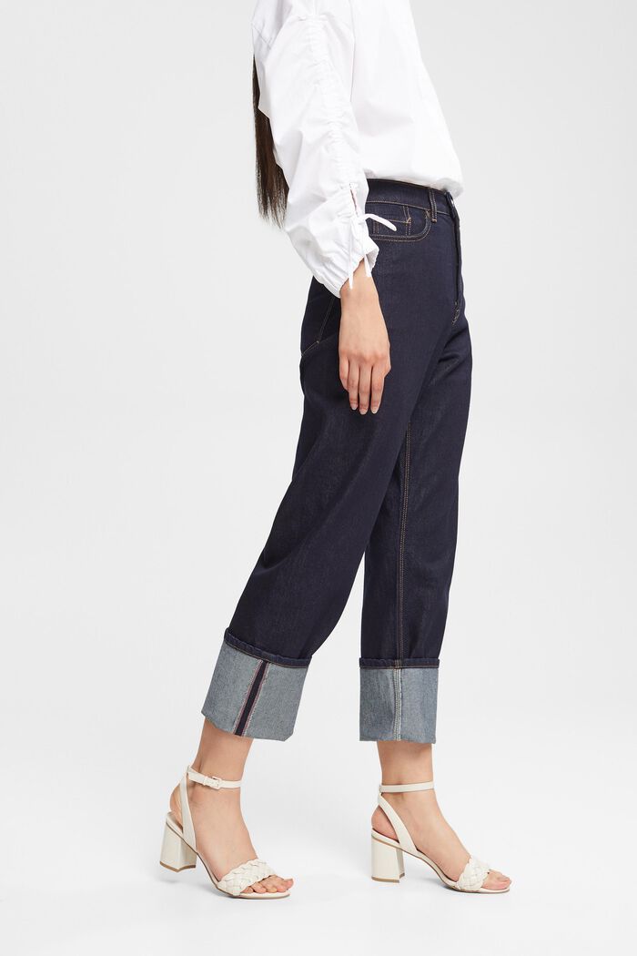 Mid-Rise-Jeans in Relaxed Fit, BLUE RINSE, detail image number 1