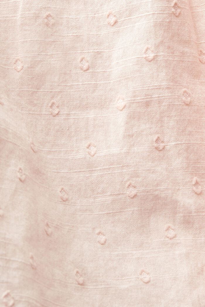 Plumetis-Bluse aus Baumwolle, PASTEL PINK, detail image number 5