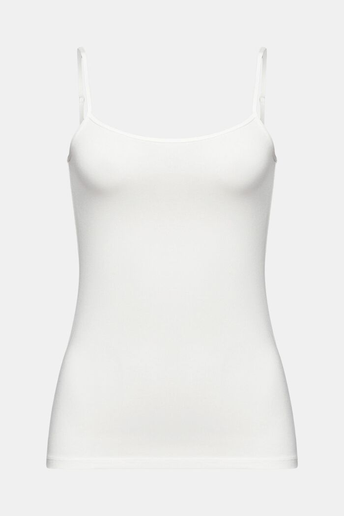 Top en maille stretch, OFF WHITE, detail image number 6