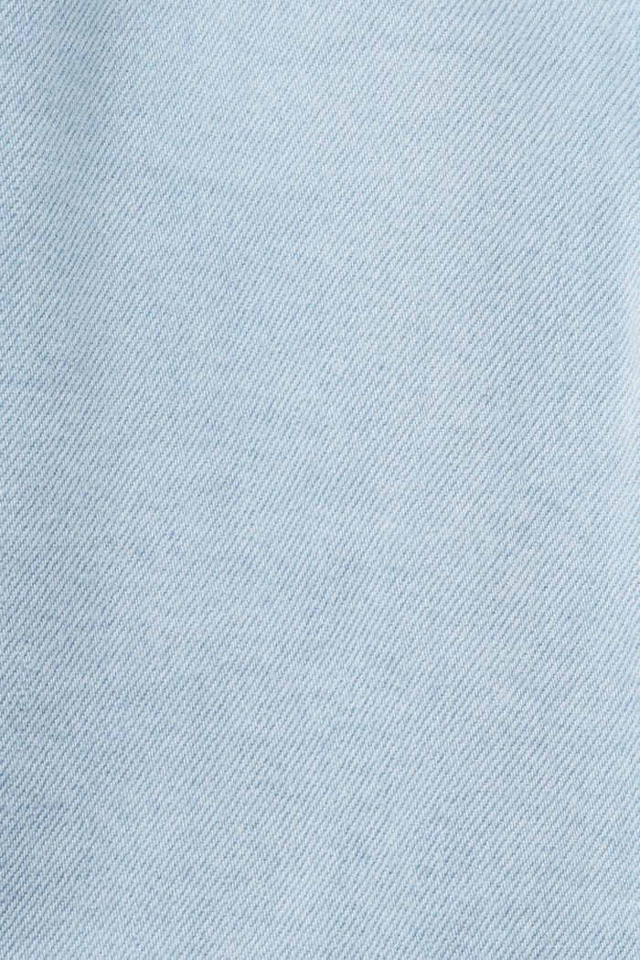 Mini-jupe en jean à taille mi-haute, BLUE BLEACHED, detail image number 6