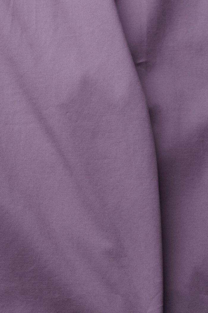 Pantalon court en coton biologique, DARK MAUVE, detail image number 1