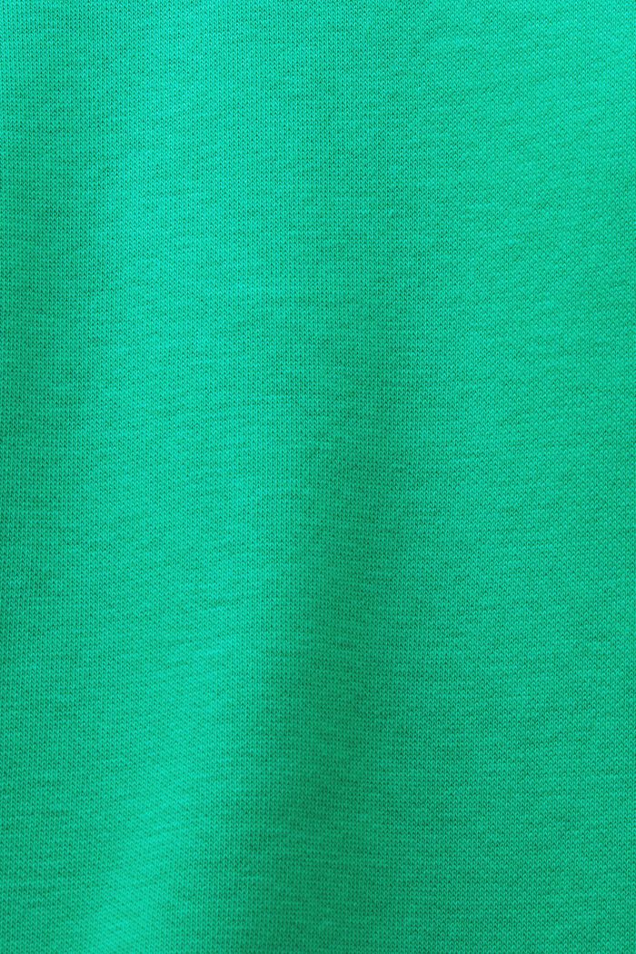 Sweat à capuche à logo surpiqué, GREEN, detail image number 5