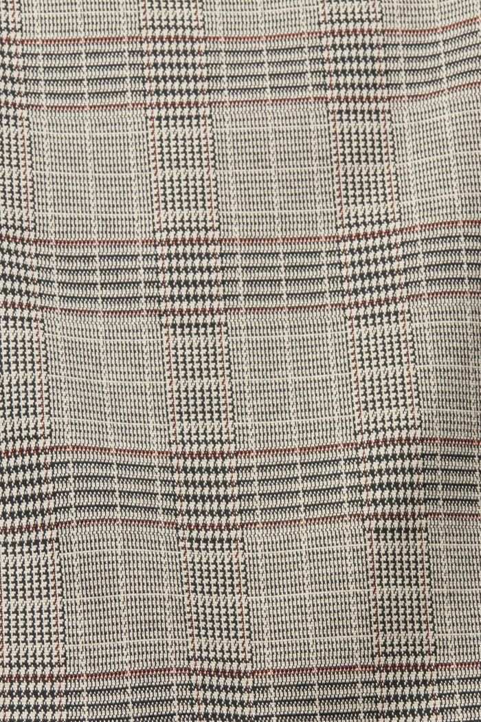Mini-jupe à carreaux prince-de-galles, BEIGE, detail image number 7