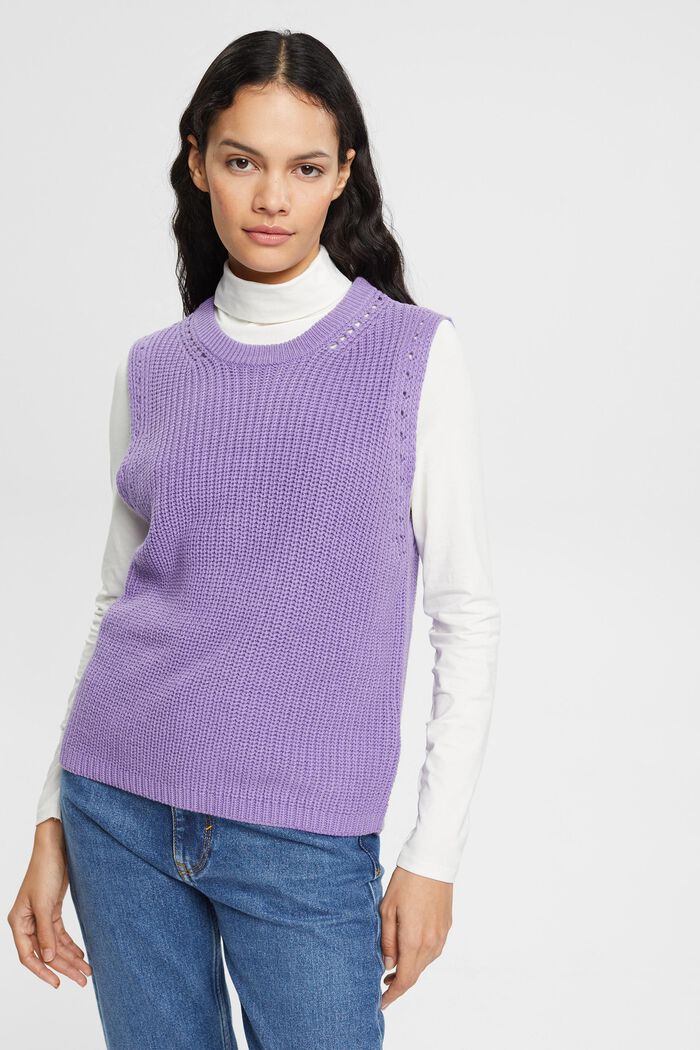 Strickpullover, LILAC, overview