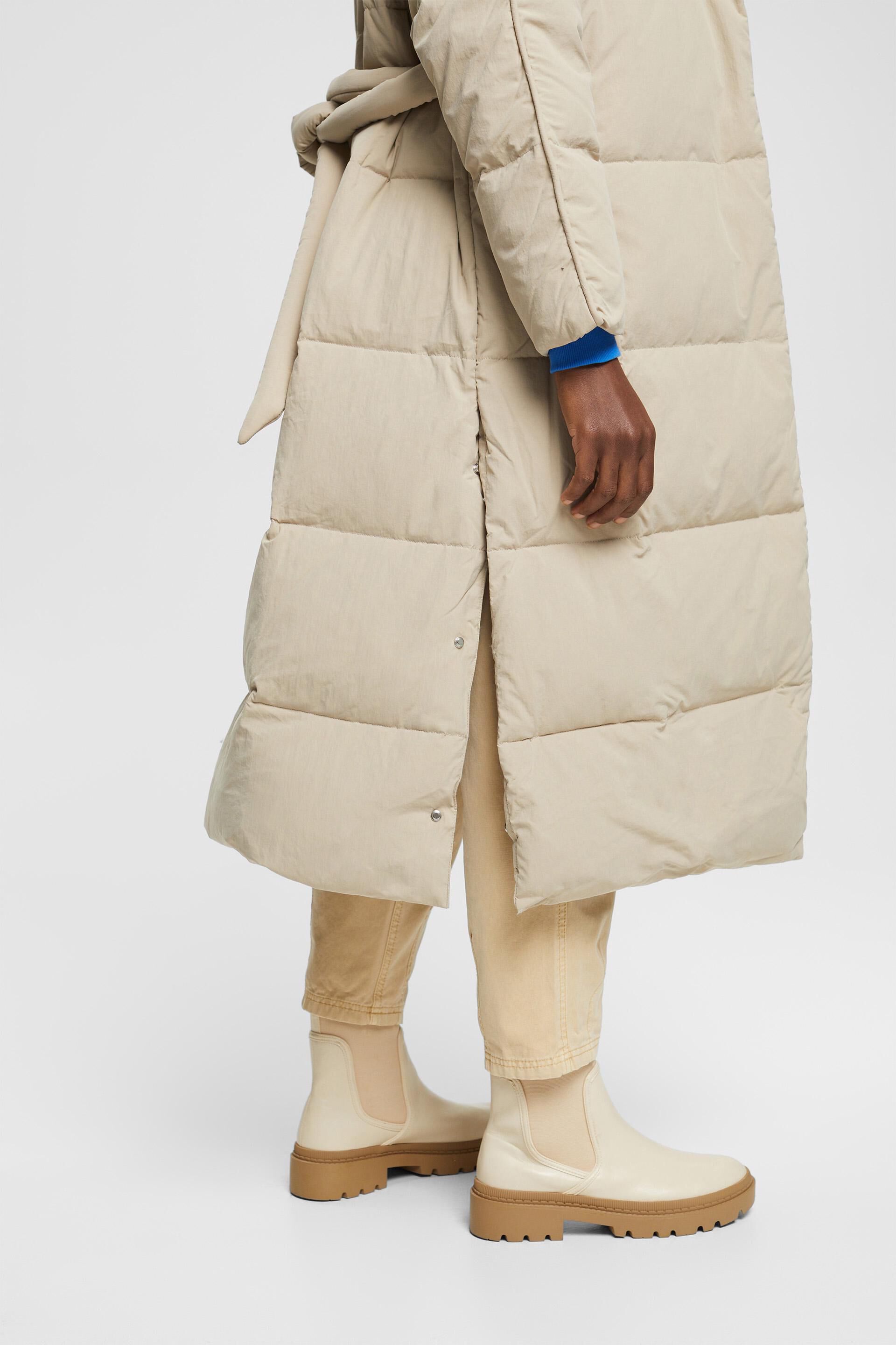 ESPRIT - Puffer Coat in Longform in unserem Online Shop