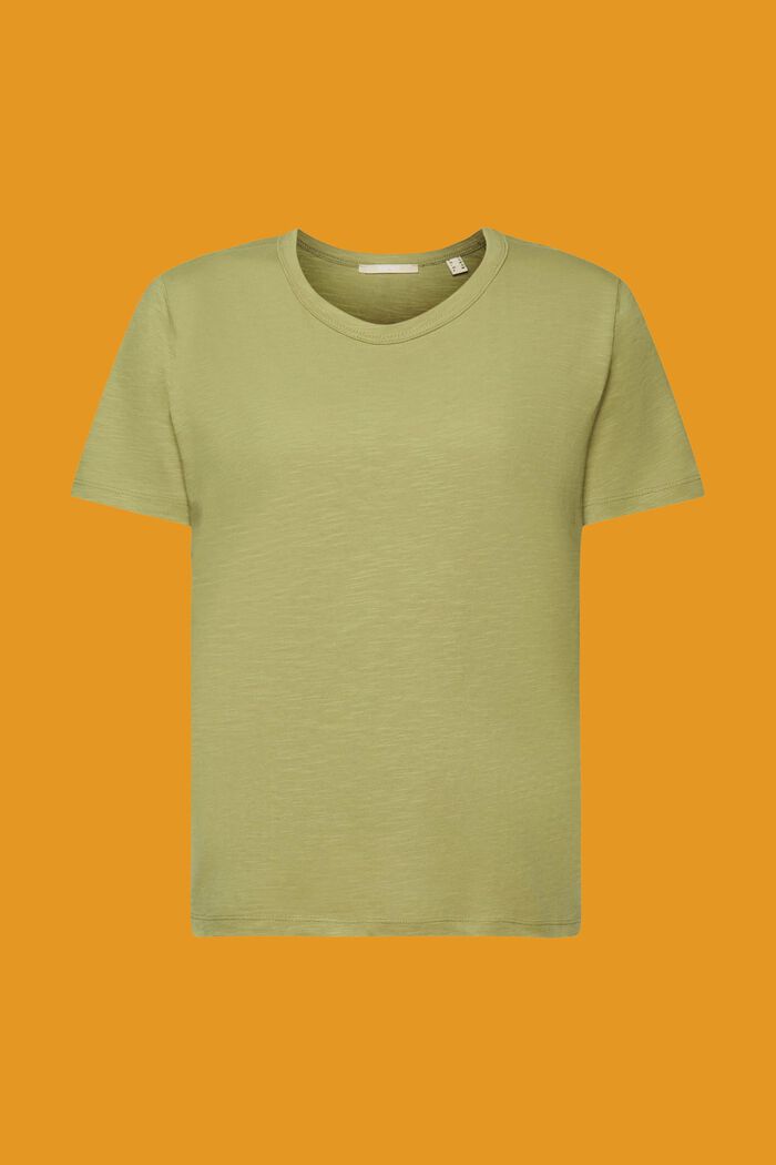 T-Shirt aus Jersey, 100% Baumwolle, PISTACHIO GREEN, detail image number 6