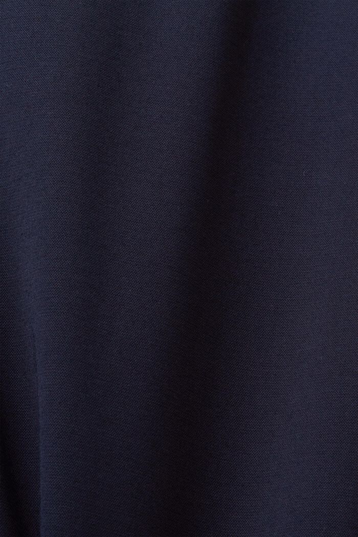 Anzughose aus Jersey-Piqué, NAVY, detail image number 6