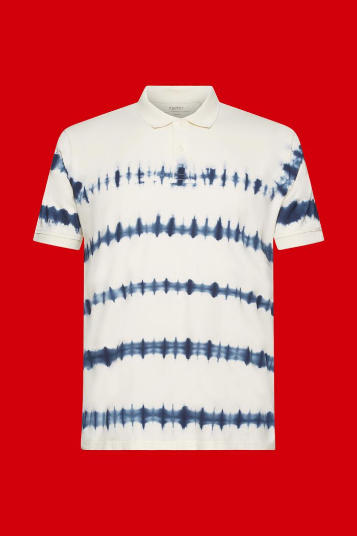 Poloshirt aus Baumwolle im Tie-Dye, ICE, detail image number 6