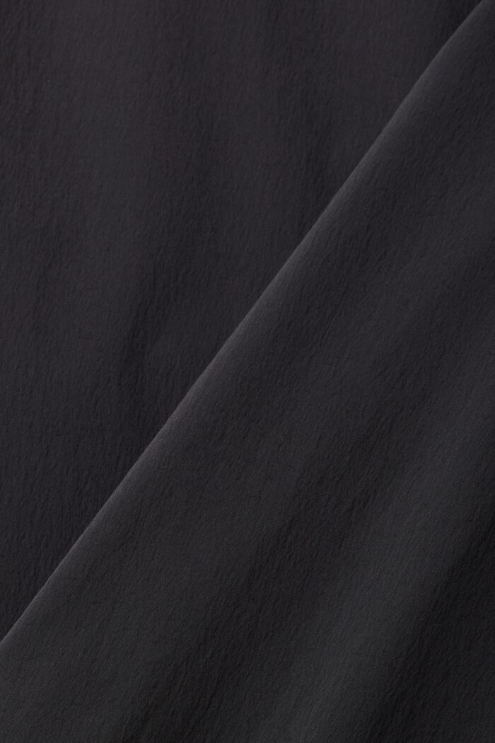 Pantalon de survêtement de coupe évasée à taille haute, BLACK, detail image number 5