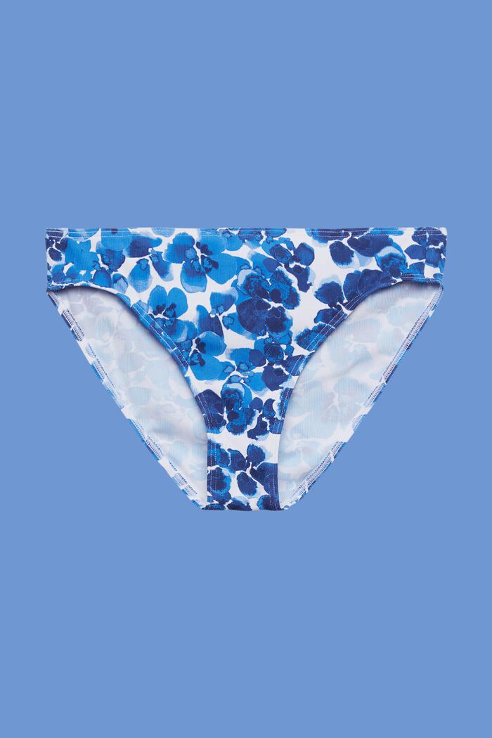 Bas de bikini taille basse à imprimé, BLUE, detail image number 3