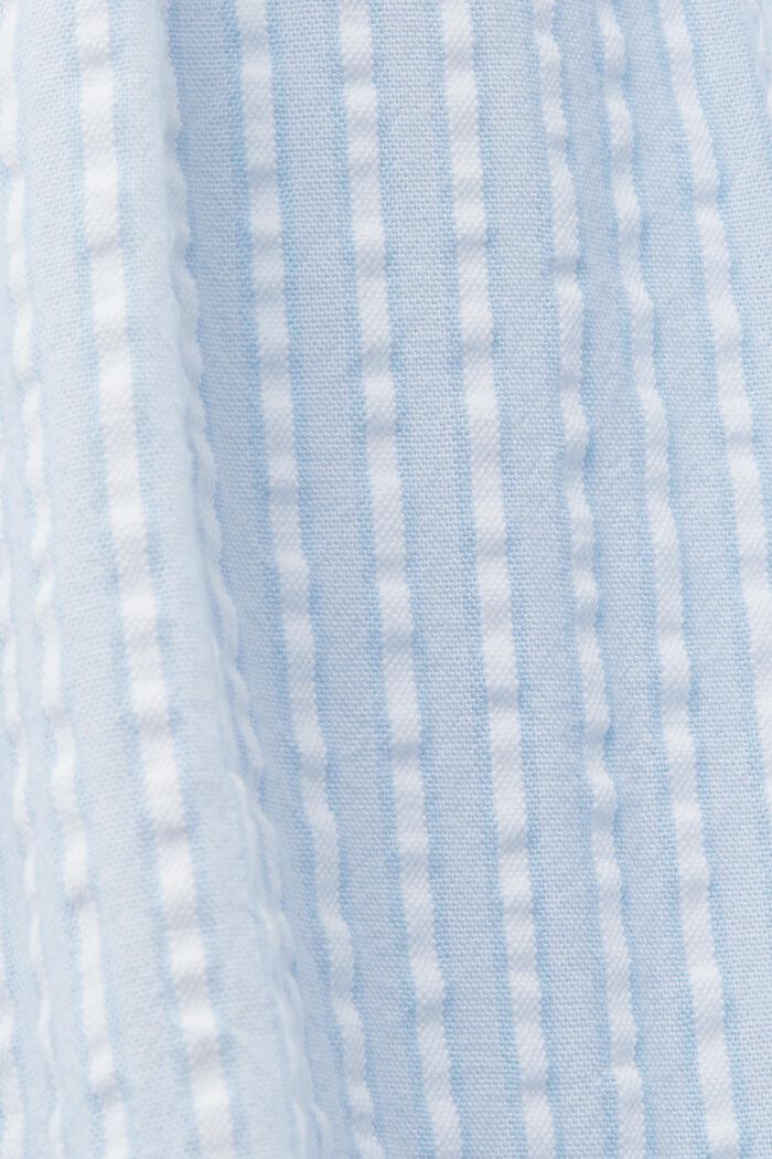 Robe maxi longueur de coupe étagée, boutonnée sur le devant, LIGHT BLUE, detail image number 5