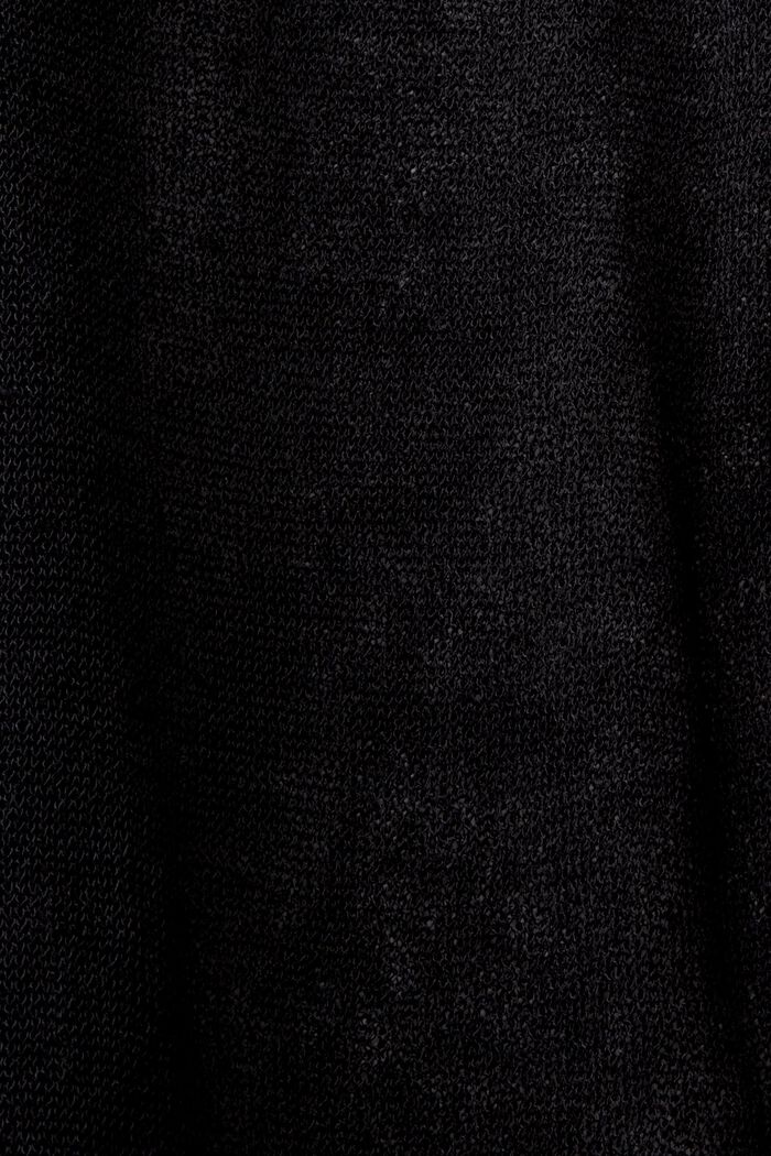 Cardigan aus Lochstrick, BLACK, detail image number 6
