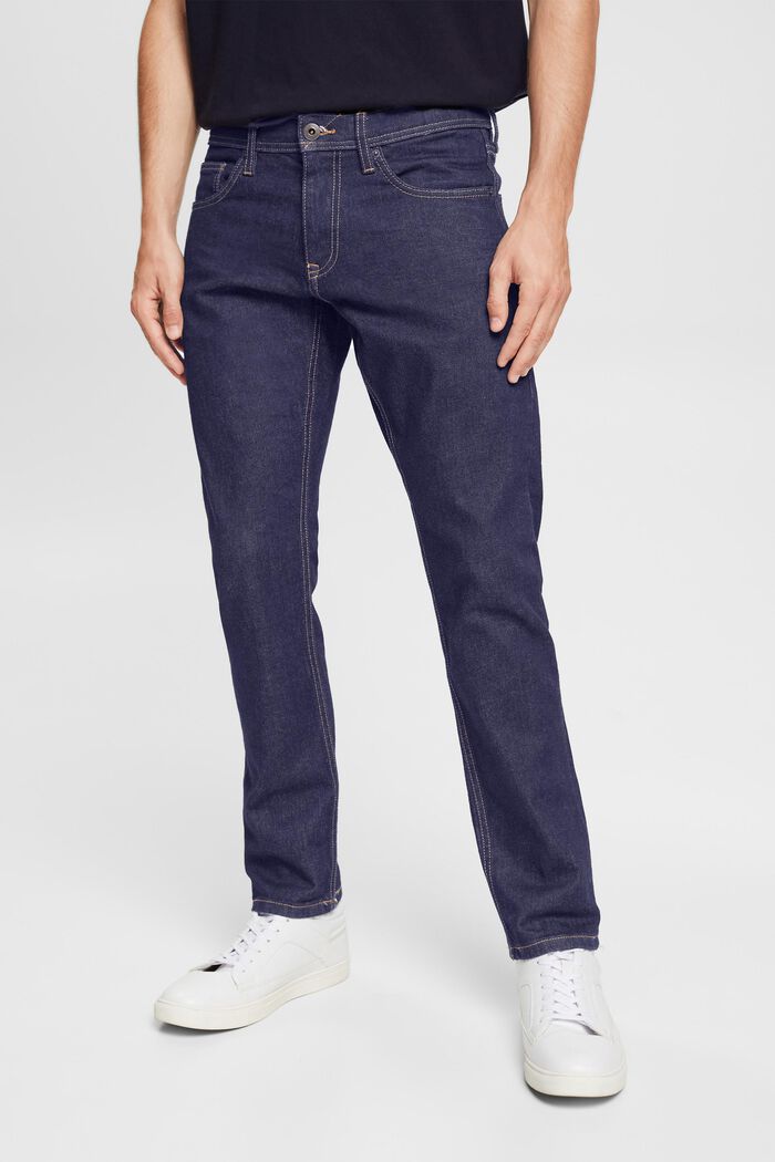 Stretch-Jeans mit Organic Cotton, BLUE RINSE, detail image number 0