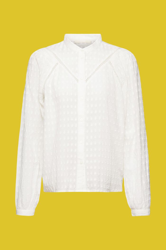 Blouse brodée, OFF WHITE, detail image number 6