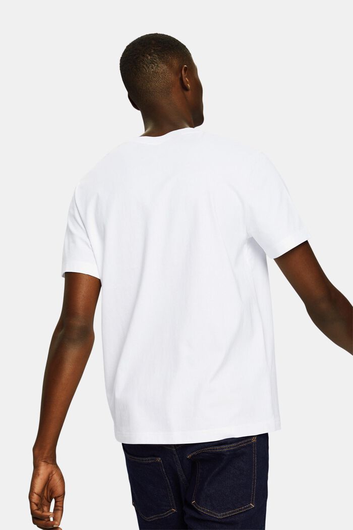 T-shirt unisexe orné d’un logo, WHITE, detail image number 2