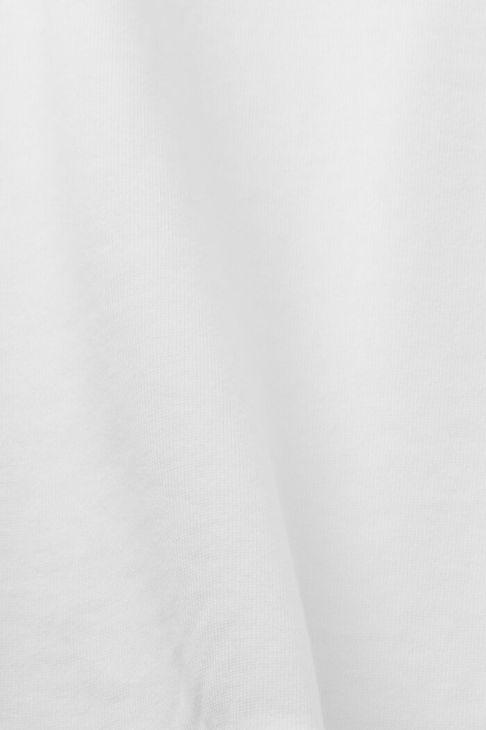 Sweat-shirt en coton biologique orné d’un logo, OFF WHITE, detail image number 4