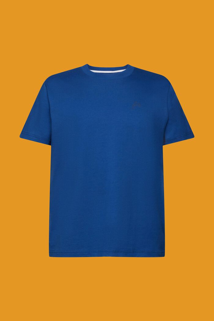 T-shirt en coton à imprimé dauphin, BRIGHT BLUE, detail image number 5