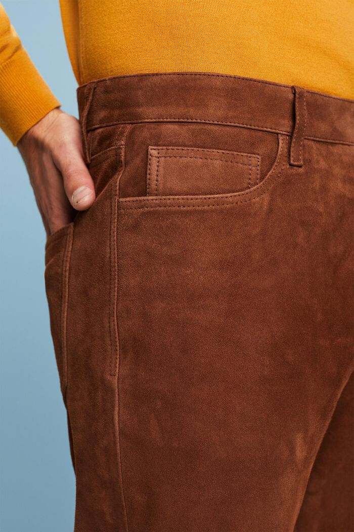 Pantalon droit en daim, BARK, detail image number 3