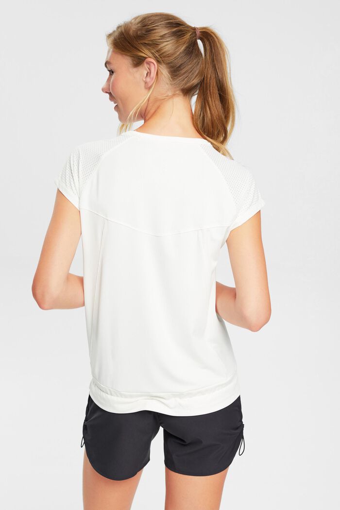 T-shirt de sport à cordon coulissant, OFF WHITE, detail image number 3