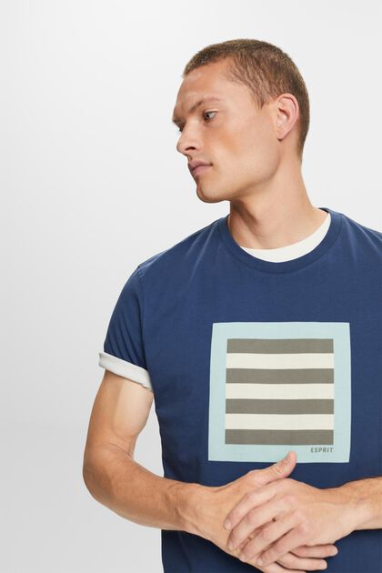 T-Shirt aus Baumwolljersey mit Grafikprint
