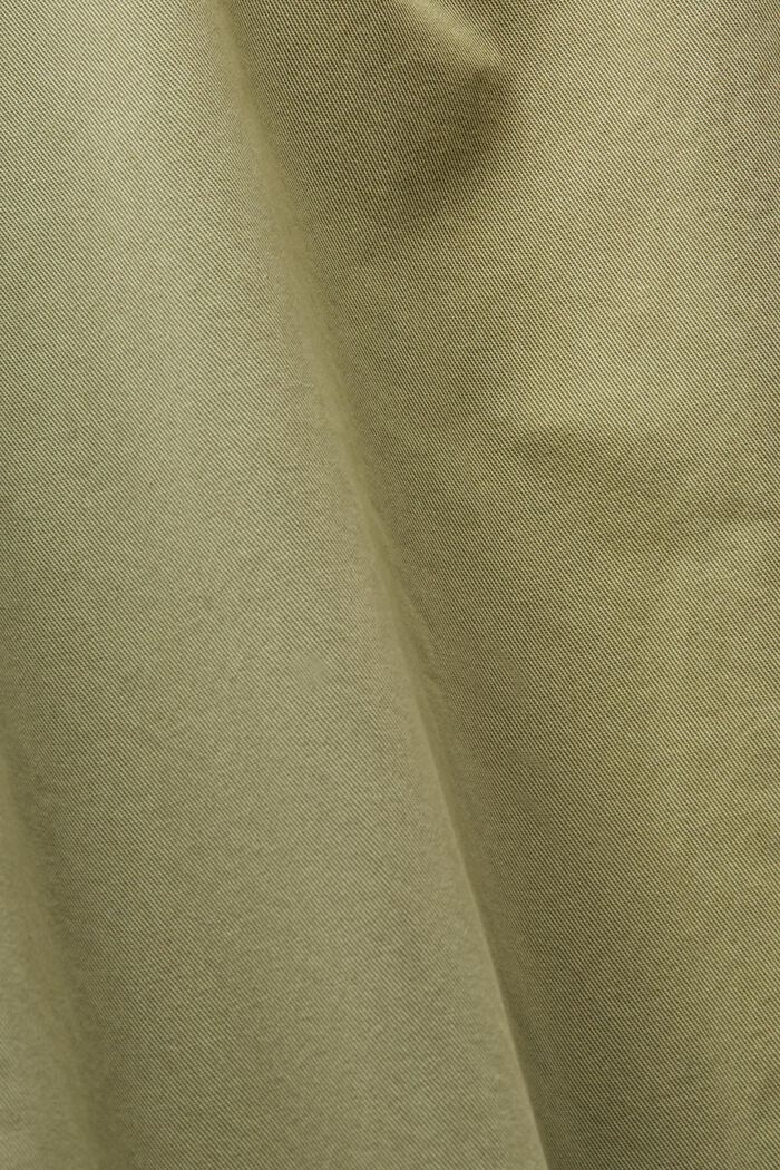 Capri-Hose aus Pima Baumwolle, LIGHT KHAKI, detail image number 5