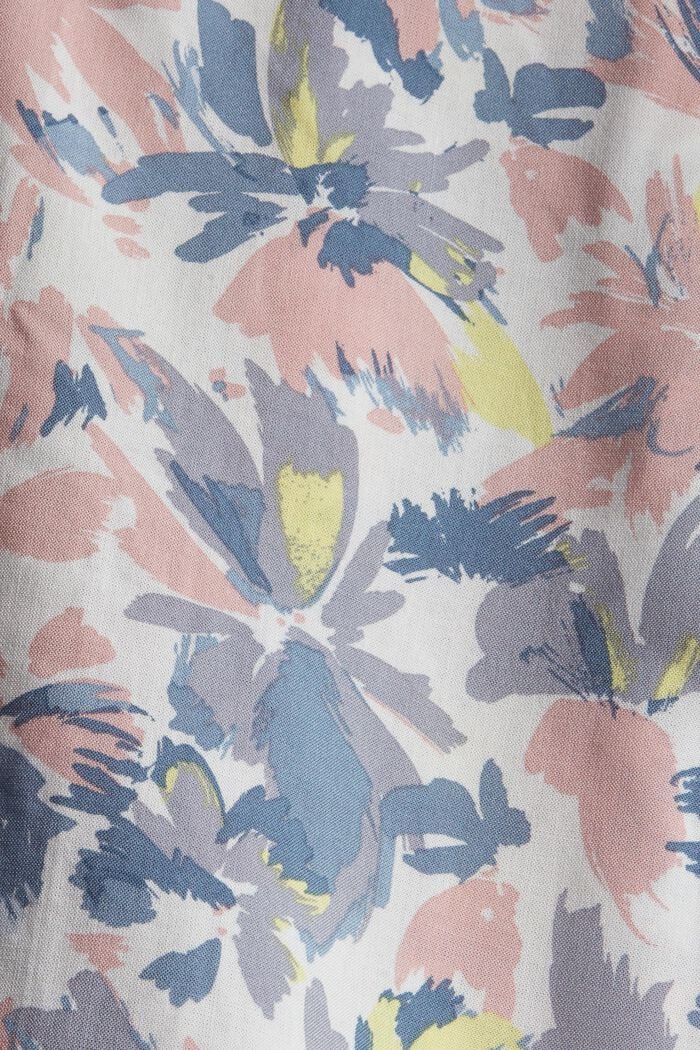 Pyjama mit floralem Muster, LENZING™ ECOVERO™, OFF WHITE, detail image number 3