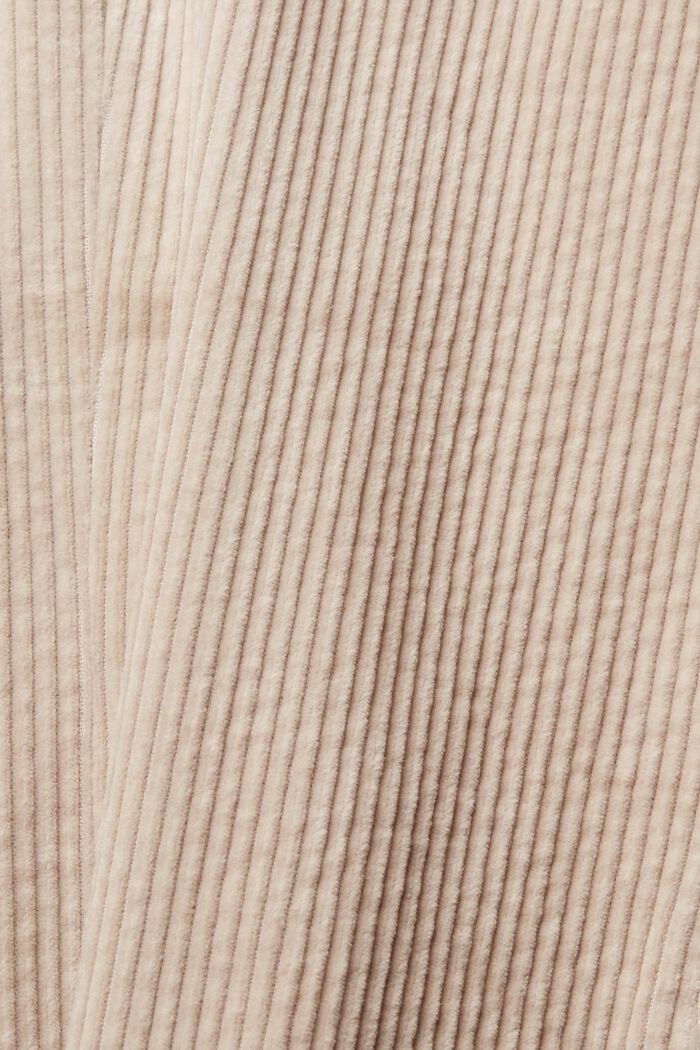 Anzugblazer aus Cord, 100 % Baumwolle, LIGHT TAUPE, detail image number 4