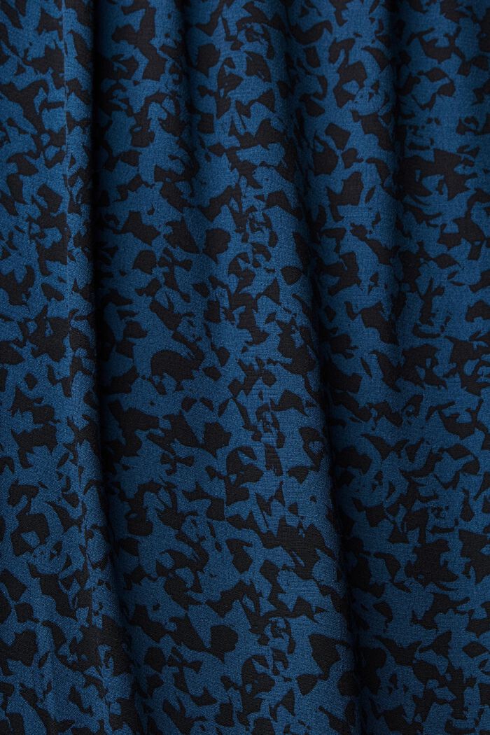 Mini-robe en viscose à motif, PETROL BLUE, detail image number 5