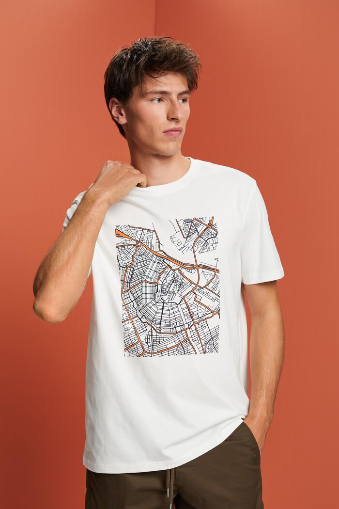 Jersey-T-Shirt mit Print, ICE, detail image number 0