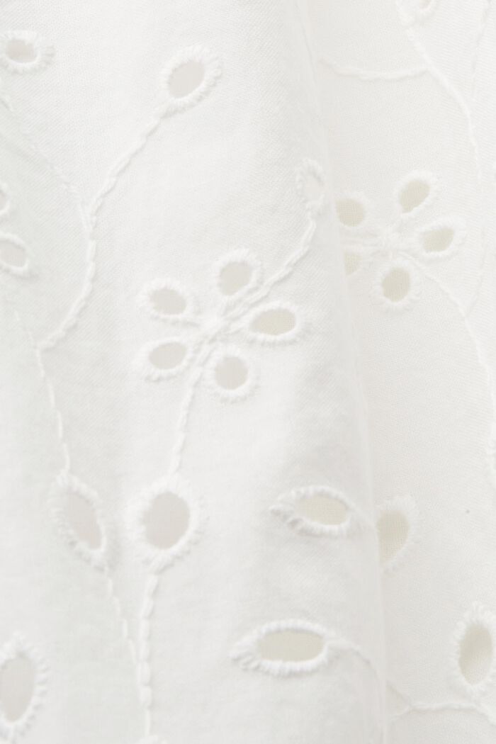Robe en dentelle de coton, OFF WHITE, detail image number 4