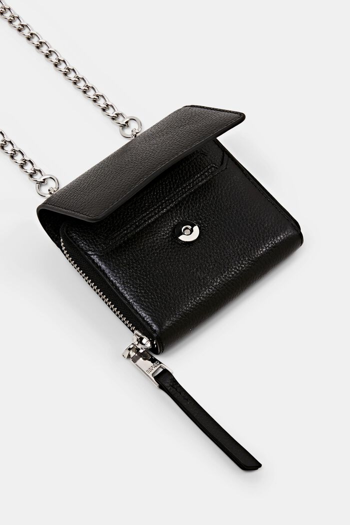 Kleine Tasche mit Schulterkette, BLACK, detail image number 1