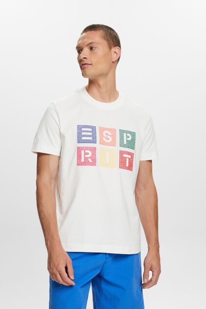T-shirt en coton à logo imprimé