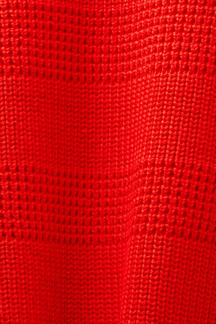 Cardigan en maille texturée, RED, detail image number 5