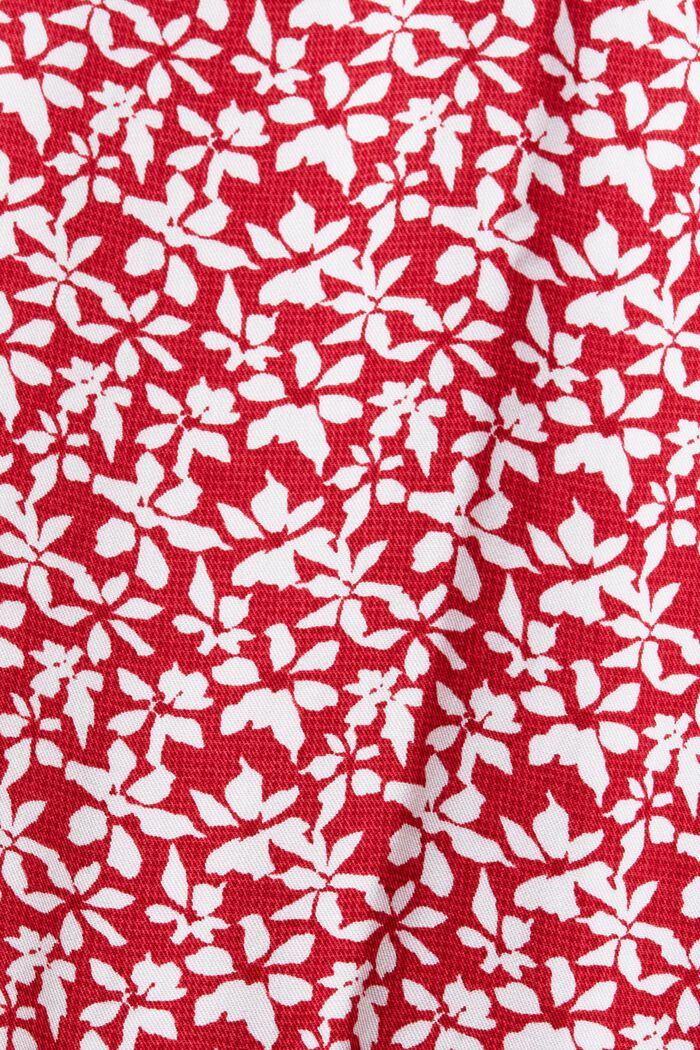 Robe de plage imprimée, DARK RED, detail image number 4
