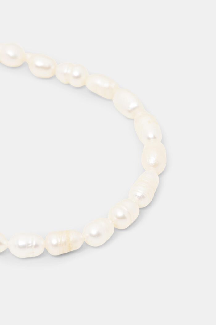 Bracelet en perles d’eau douce, acier inoxydable, GOLD, detail image number 1