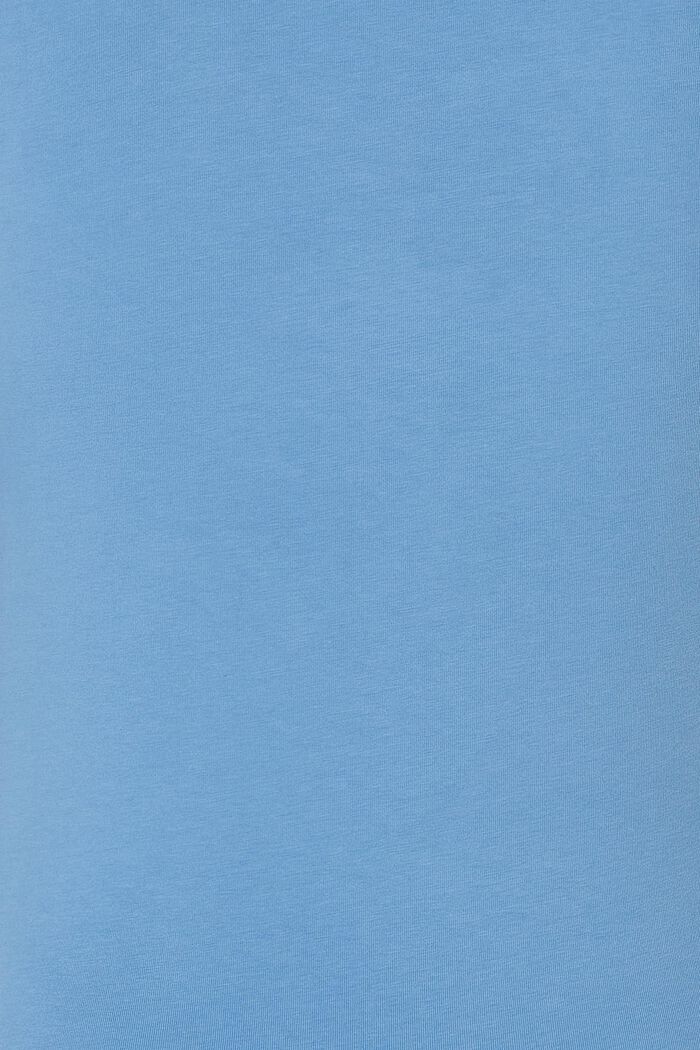 T-shirt à inscription imprimée, coton biologique, BLUE, detail image number 3
