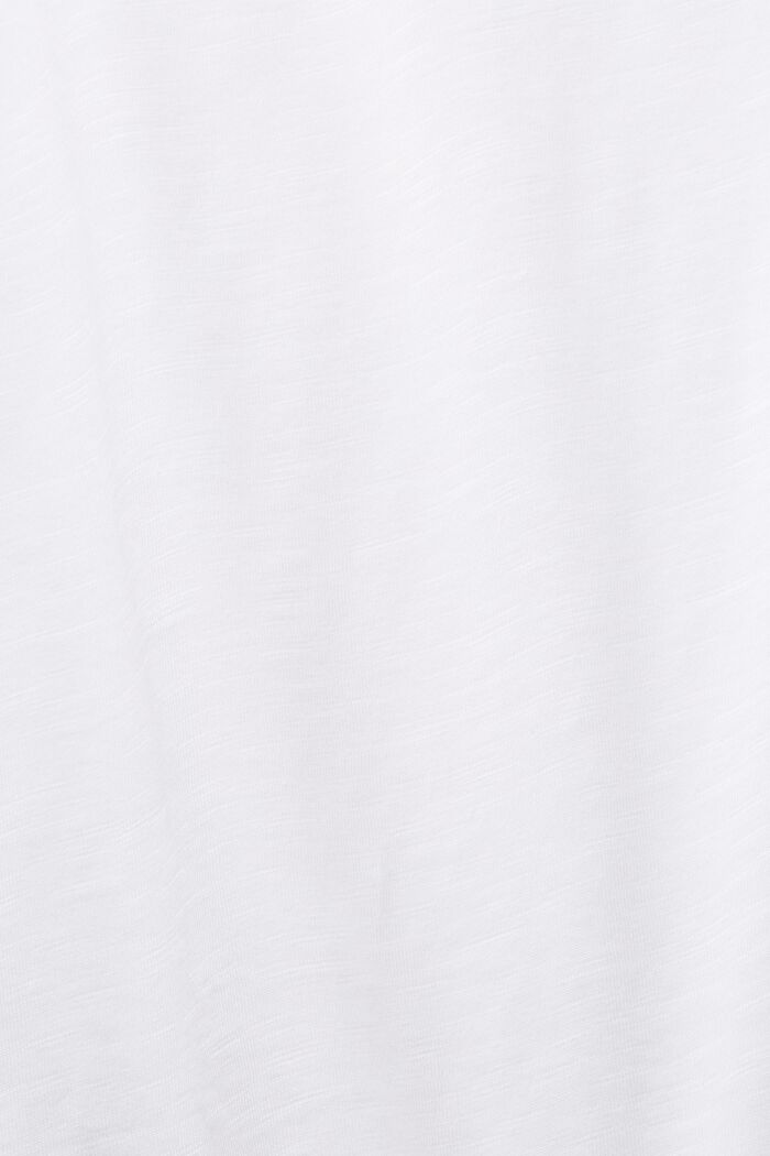 T-Shirt mit Spitzendetails, WHITE, detail image number 4