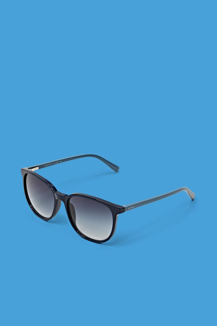 Eckige Sonnenbrille mit Verlaufsgläsern, NAVY BLUE, detail image number 3