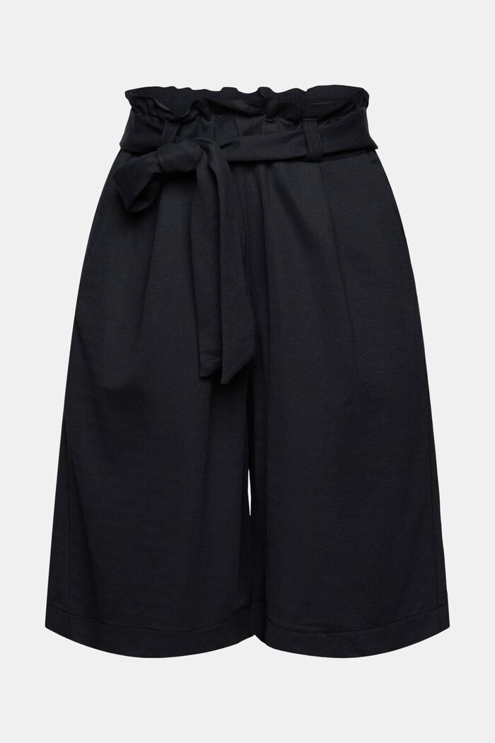 Shorts im Paperbag-Stil mit Bindegürtel
