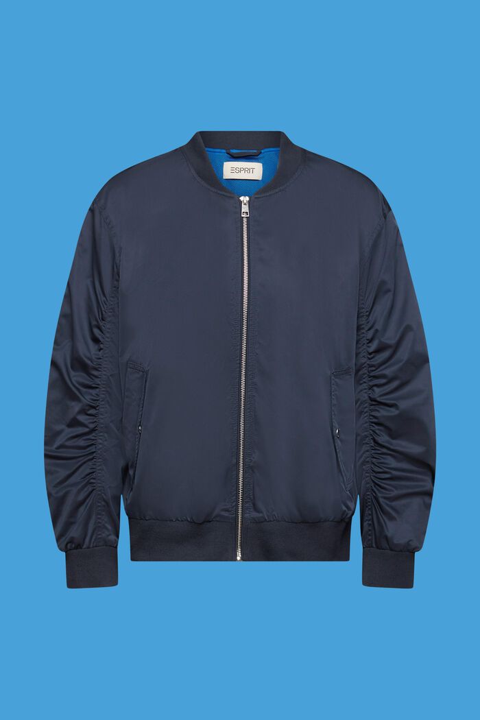 Leichte Jacke im Bomber-Style, NAVY, detail image number 5