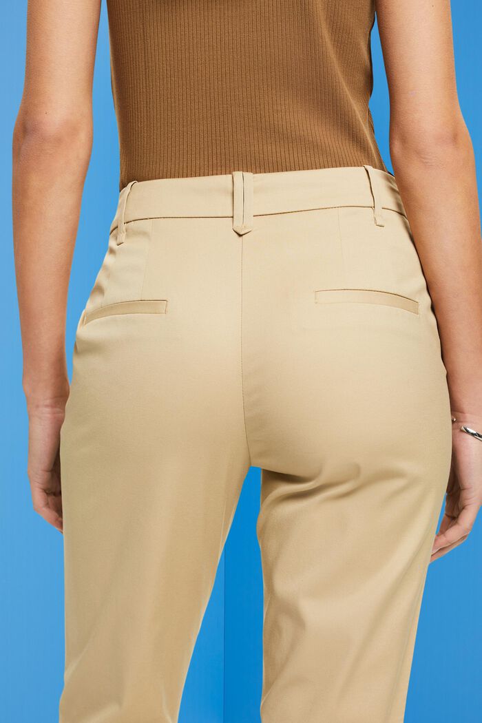 Pantalon de coupe Slim Fit à taille haute, SAND, detail image number 2