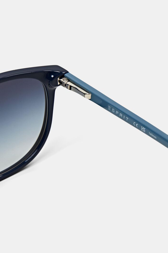 Eckige Sonnenbrille mit Verlaufsgläsern, NAVY BLUE, detail image number 1