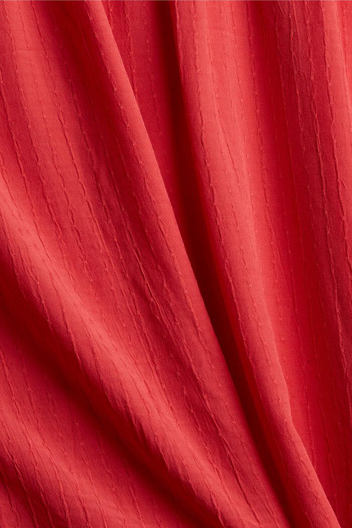 CURVY Bluse aus LENZING™ ECOVERO™, RED, detail image number 1