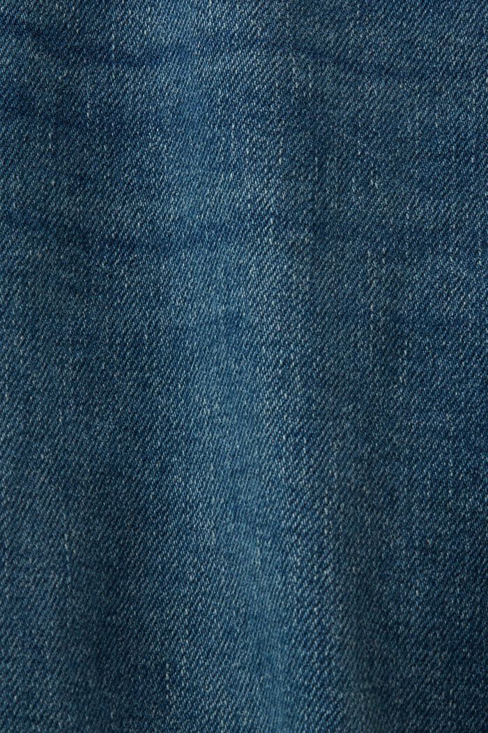 Jean Straight taille mi-haute, BLUE MEDIUM WASHED, detail image number 5