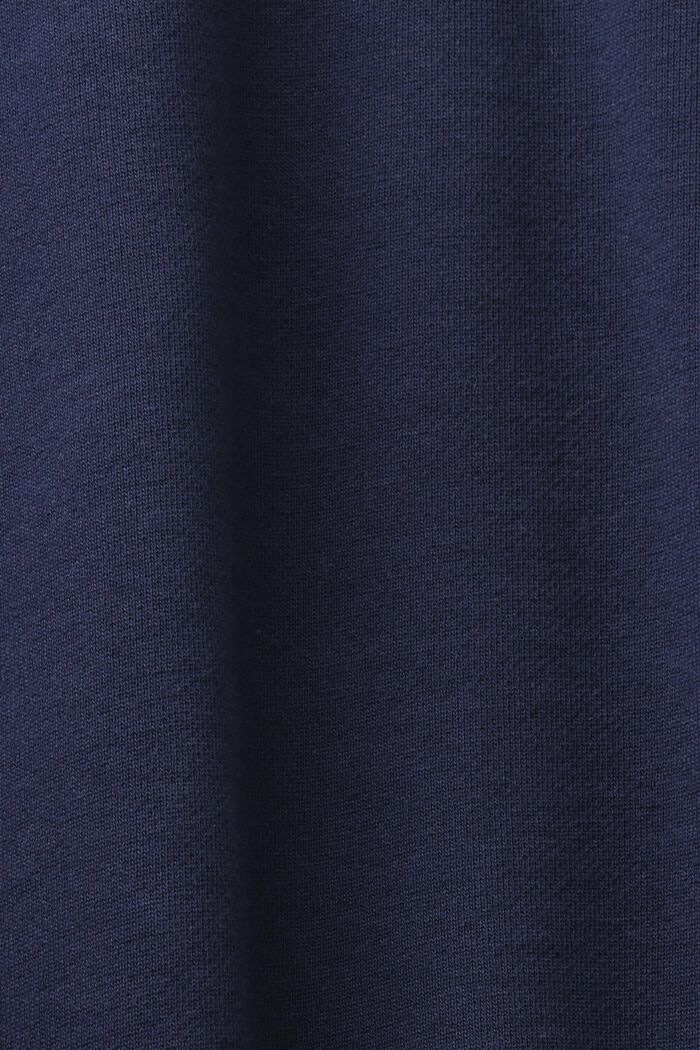 Sweat à capuche à logo en coton, NAVY, detail image number 6