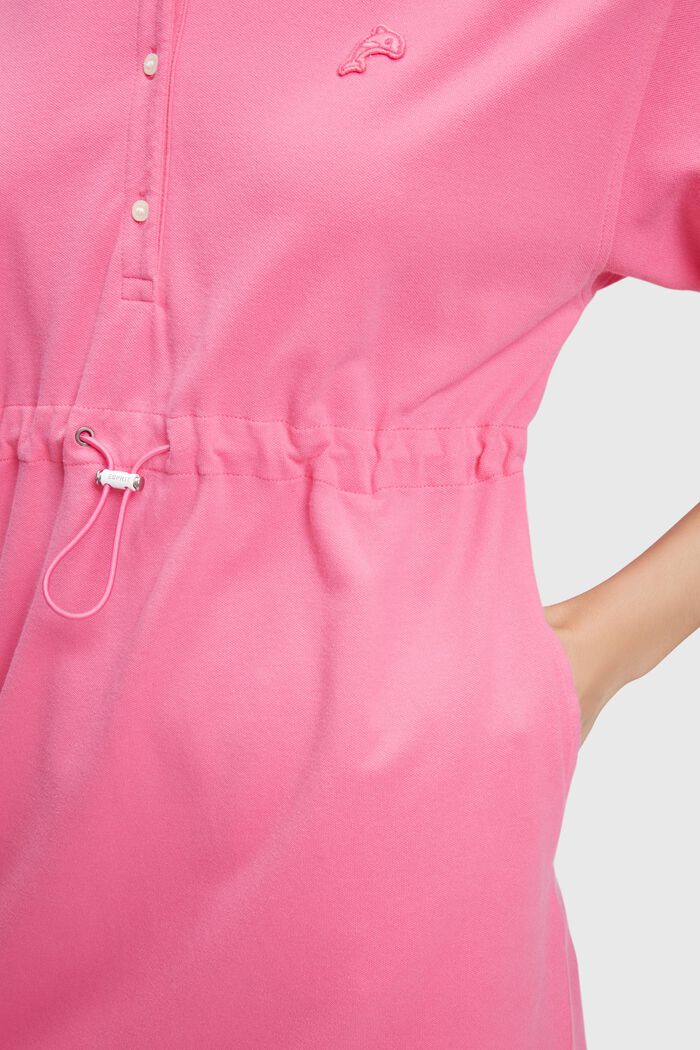 Robe polo plissée Dolphin Tennis Club, PINK, detail image number 3