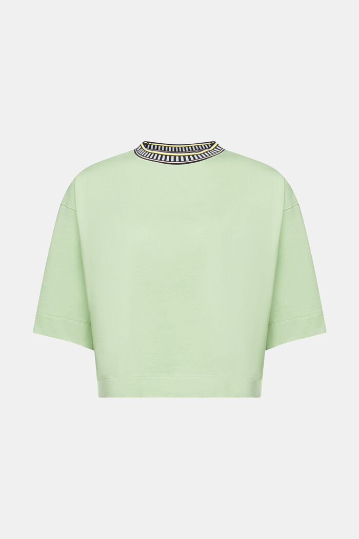 T-shirt à col ras-du-cou, LIGHT GREEN, detail image number 5