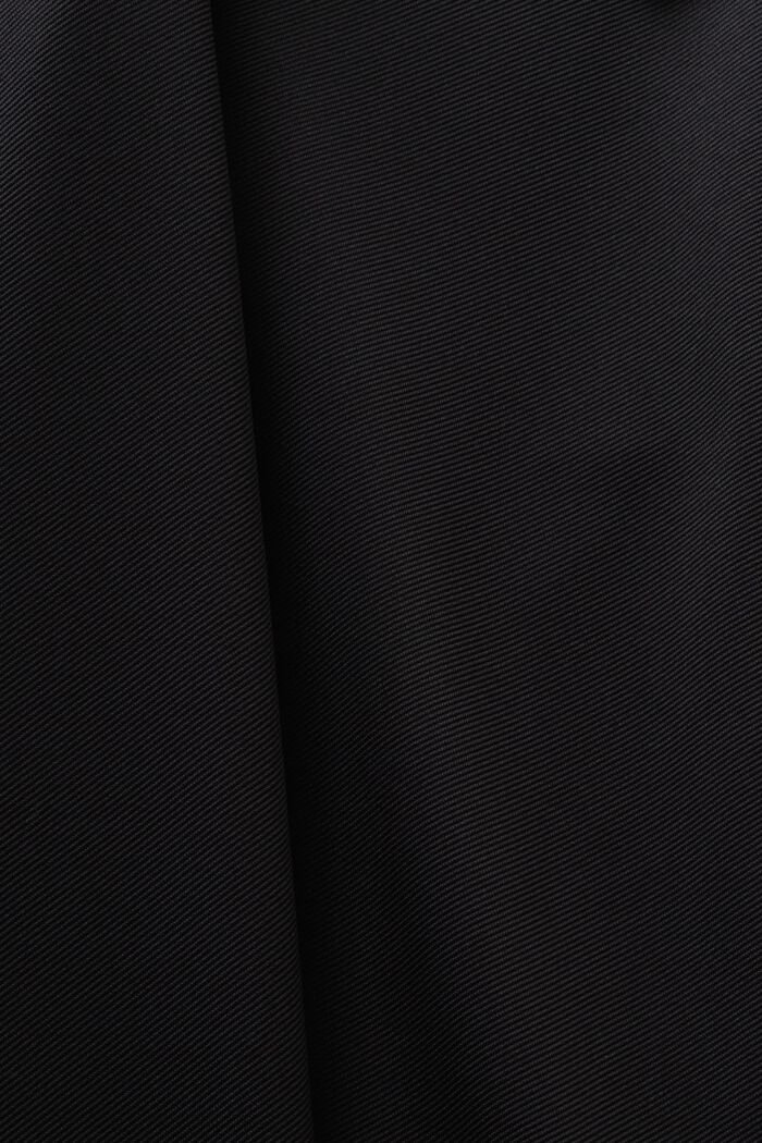 Hose aus Ponte-Twill mit weitem Bein, BLACK, detail image number 7
