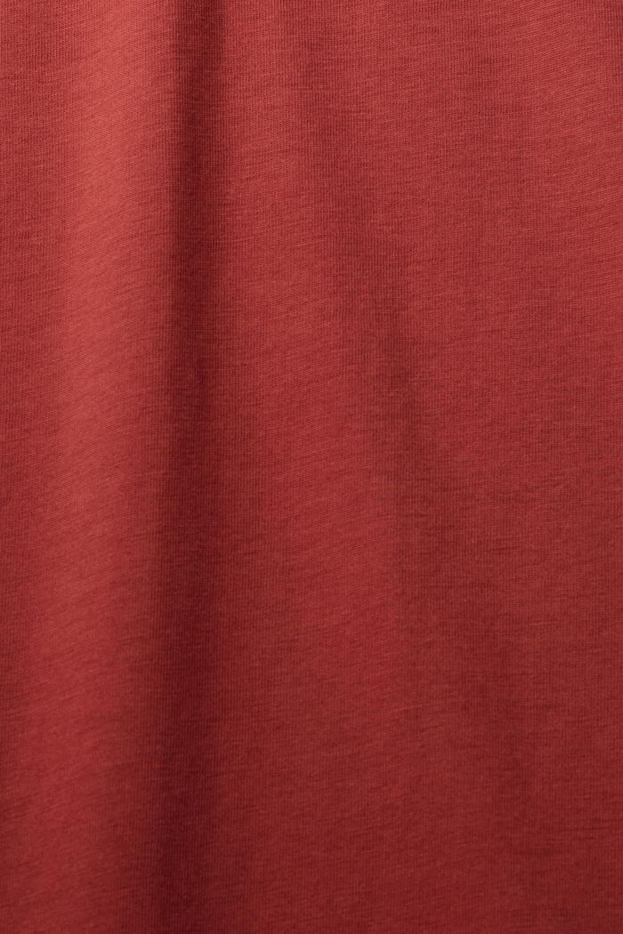 T-shirt en jersey, 100 % coton, TERRACOTTA, detail image number 1