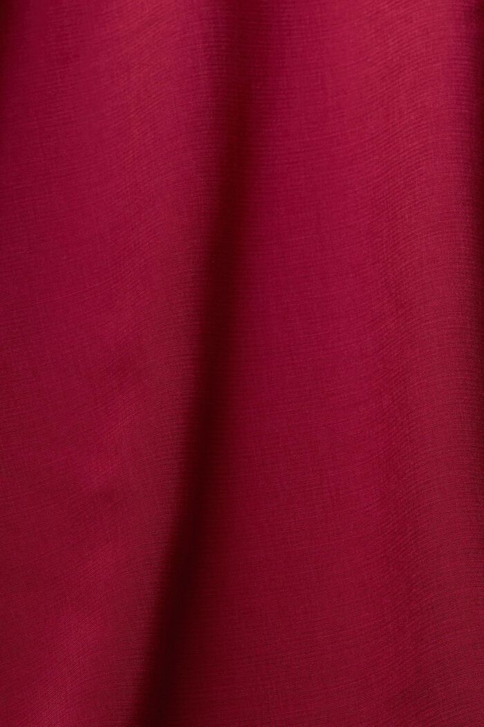 Bluse mit Stehkragen, CHERRY RED, detail image number 6
